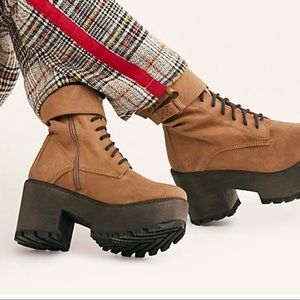 Free People Lace Up Boot
